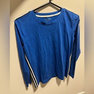 Tory Sport Royal Blue Crew Neck Top